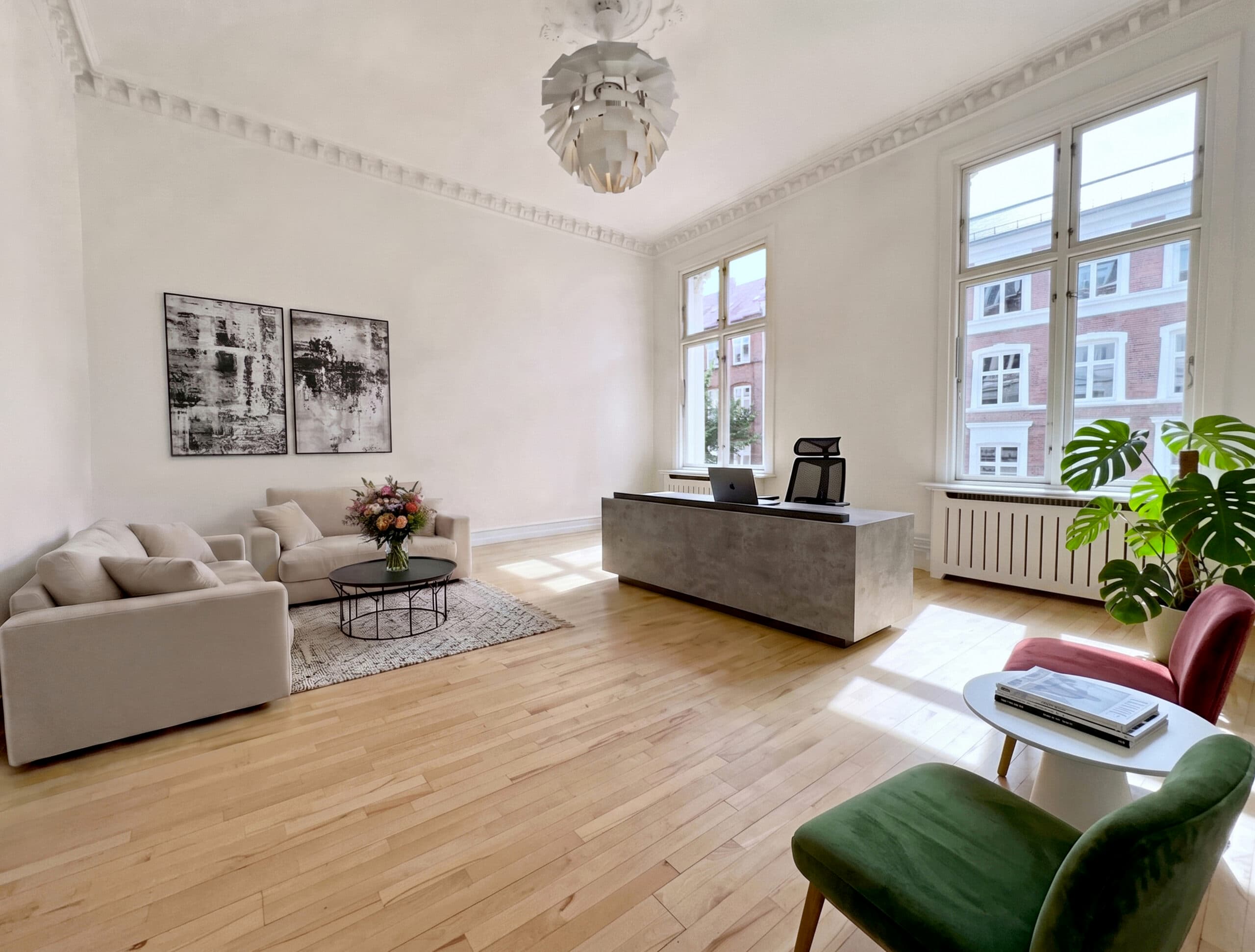 Lys reception i Capilums klinik